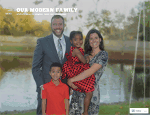 Tablet Screenshot of ourmodernfamily.com